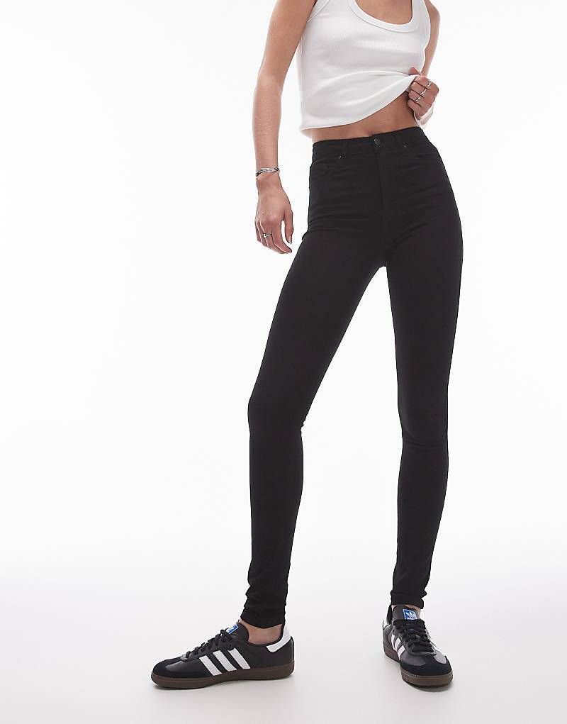 제이미 블랙 Jamie   Skinny-Jeans in Schwarz mit hohem Bund 206407689SCHWARZ