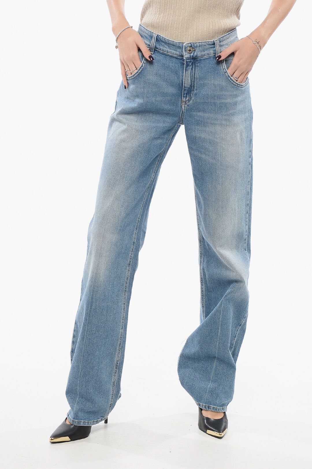 부츠컷 데님 청바지 Delave Bootcut Denims 24cm 653367