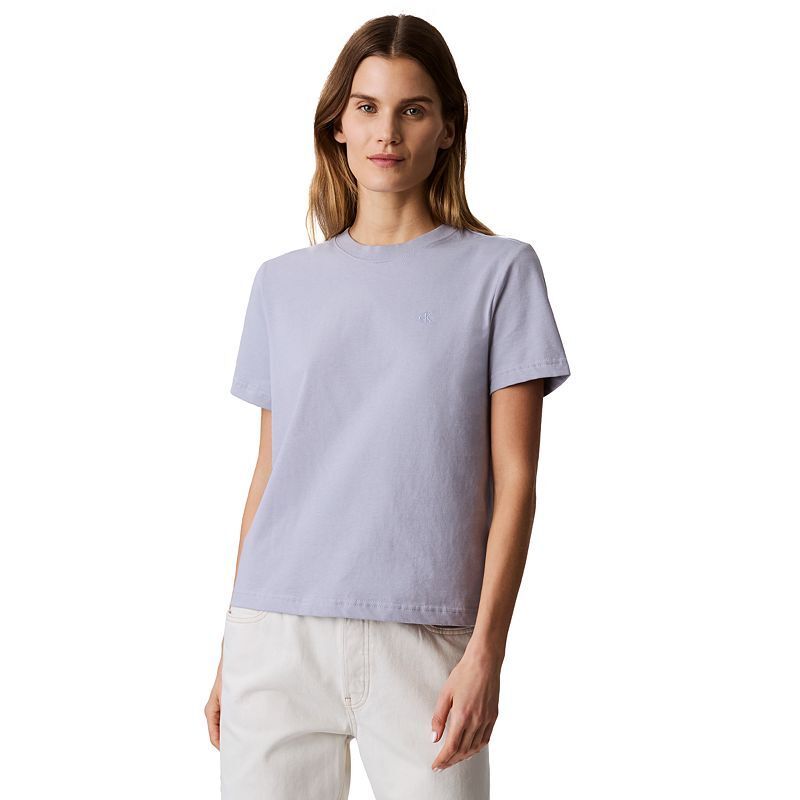 여성 로고 코튼 크루넥 티셔츠 Women's Archive Logo Cotton Crewneck T-Shirt 21467938 Lilac Gray
