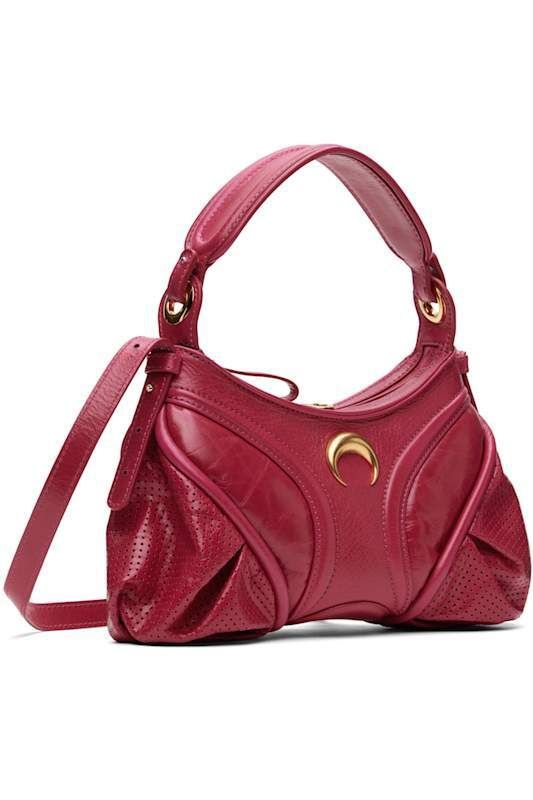 핑크 글로시 가죽 미니 가방 Pink Glossy Leather Futura Mini Bag 17151371