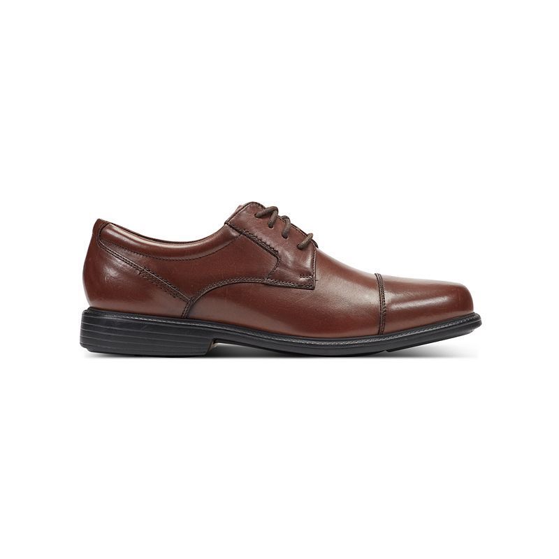 남성 모자 드레스 슈즈 Men's Charles Road Cap Toe Dress Shoe 21873197 Tan