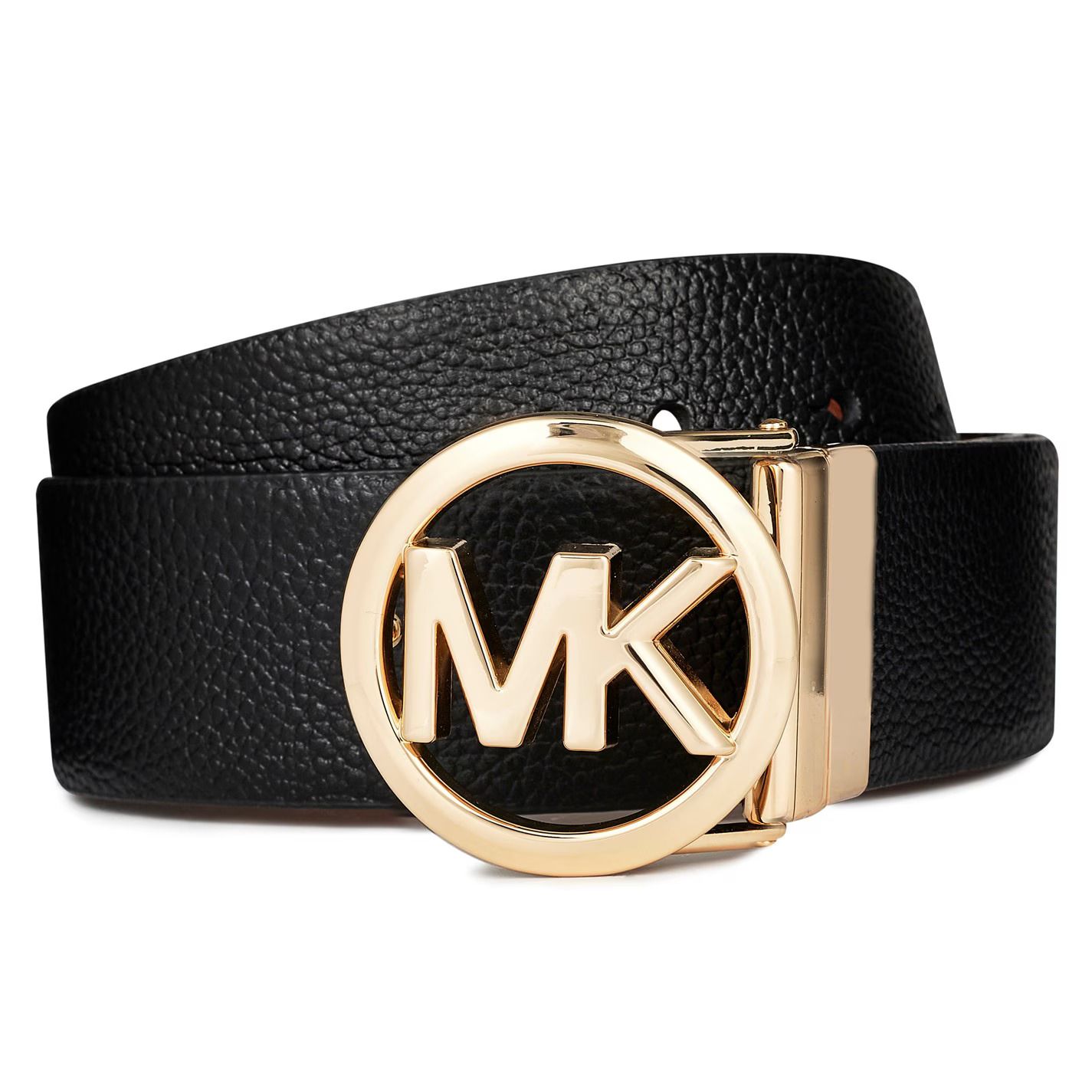 마이클 라운드 버클 리버시블 벨트 Michael Kors Round Buckle Reversible Belt 702130 Black Rev