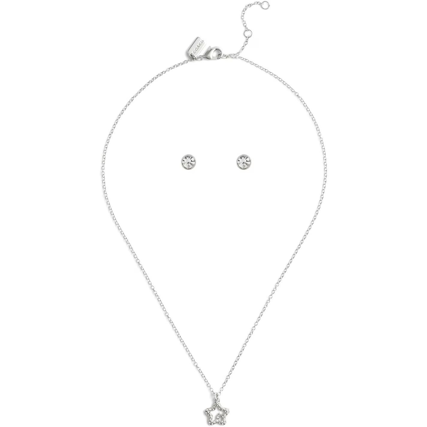 코치 s Coach Pv St E Nklc S Ld99 716519 Crystal/Rhodium