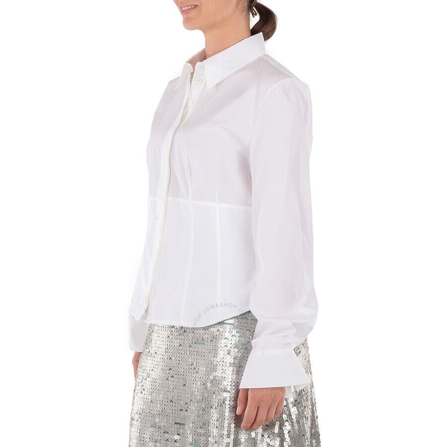 코르셋 디자인 코튼 포플린 셔츠 브랜드 Corset Design Cotton Poplin Shirt, Brand Size 46 ( US Size 10 ) Z-FJHCW