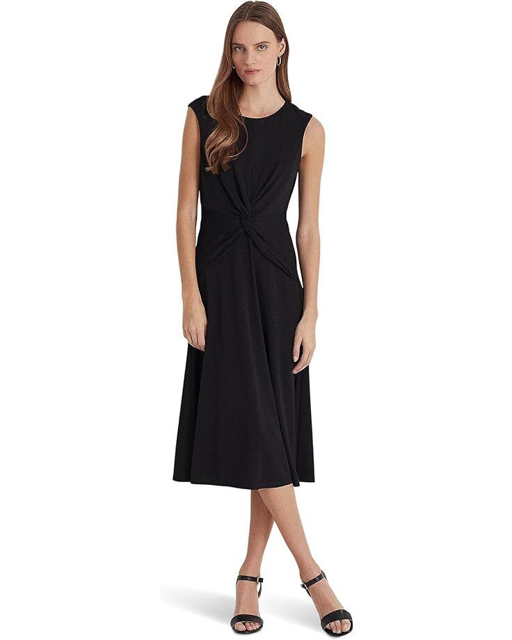 여성 로렌 랄프 트위스트 저지 드레스 Women's Lauren Ralph Lauren Twist Front Jersey Dress  98052163