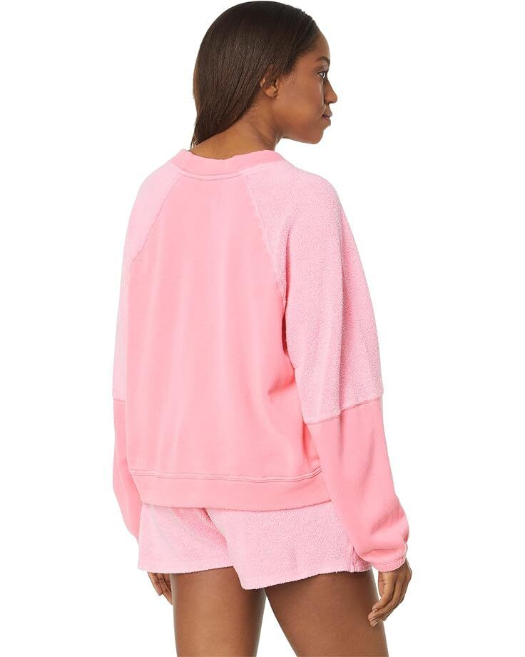 여성 포우 양털 Women's SUNDRY Faux Sherpa Raglan  98832351051346