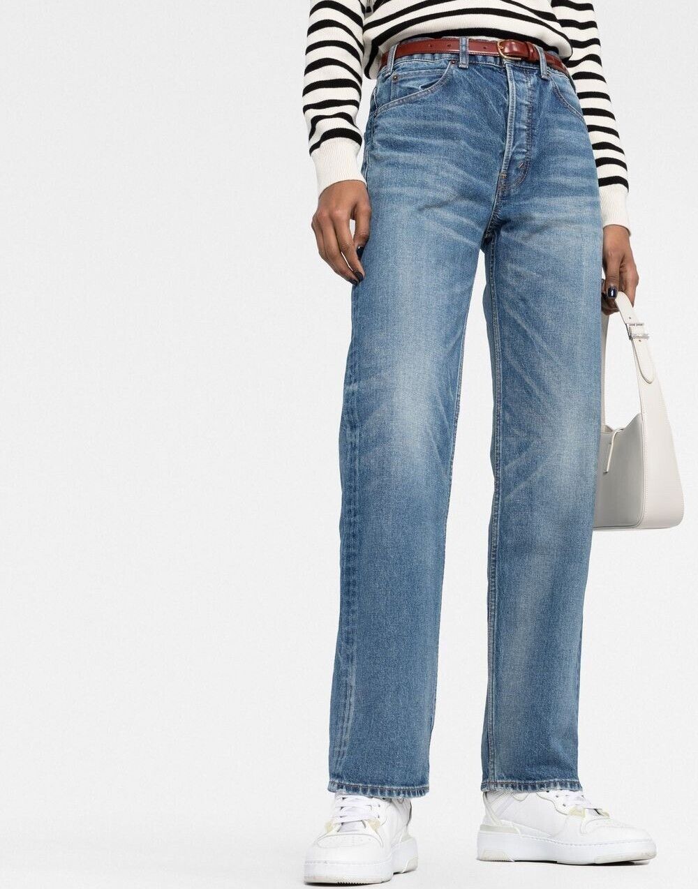 Celine POLLY CRYSTAL RINSE Denim Jeans 43316877 | eBay