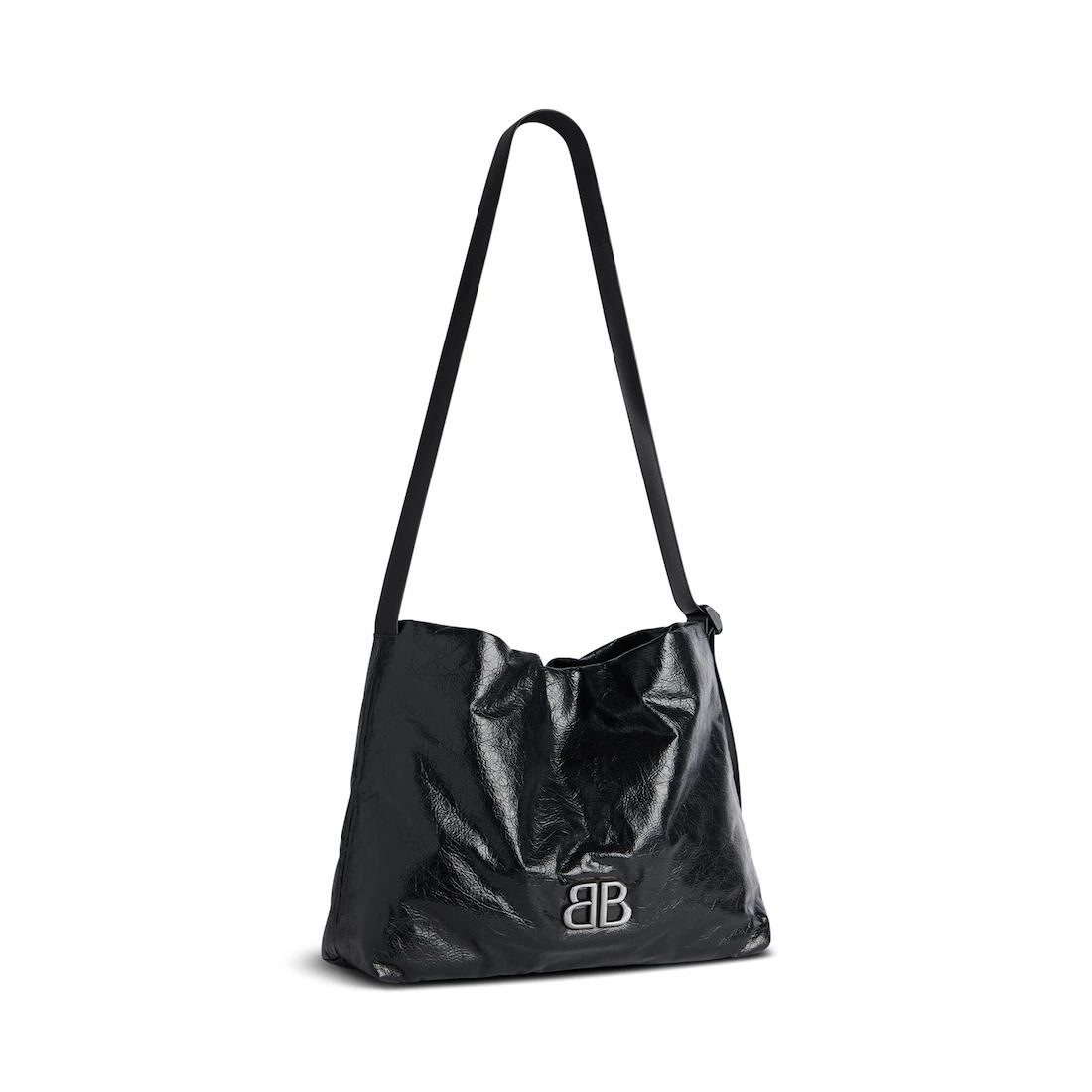 남성 모나코 호보백 가방 스몰 블랙 Men's Monaco East-west Hobo Bag Small in Black 8041502ABAL1000