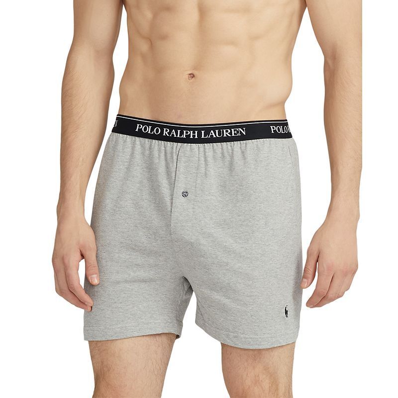 남성 코튼 니트 Men's 5-Pack Classic-Fit Cotton Knit Boxers  15480701 Grey