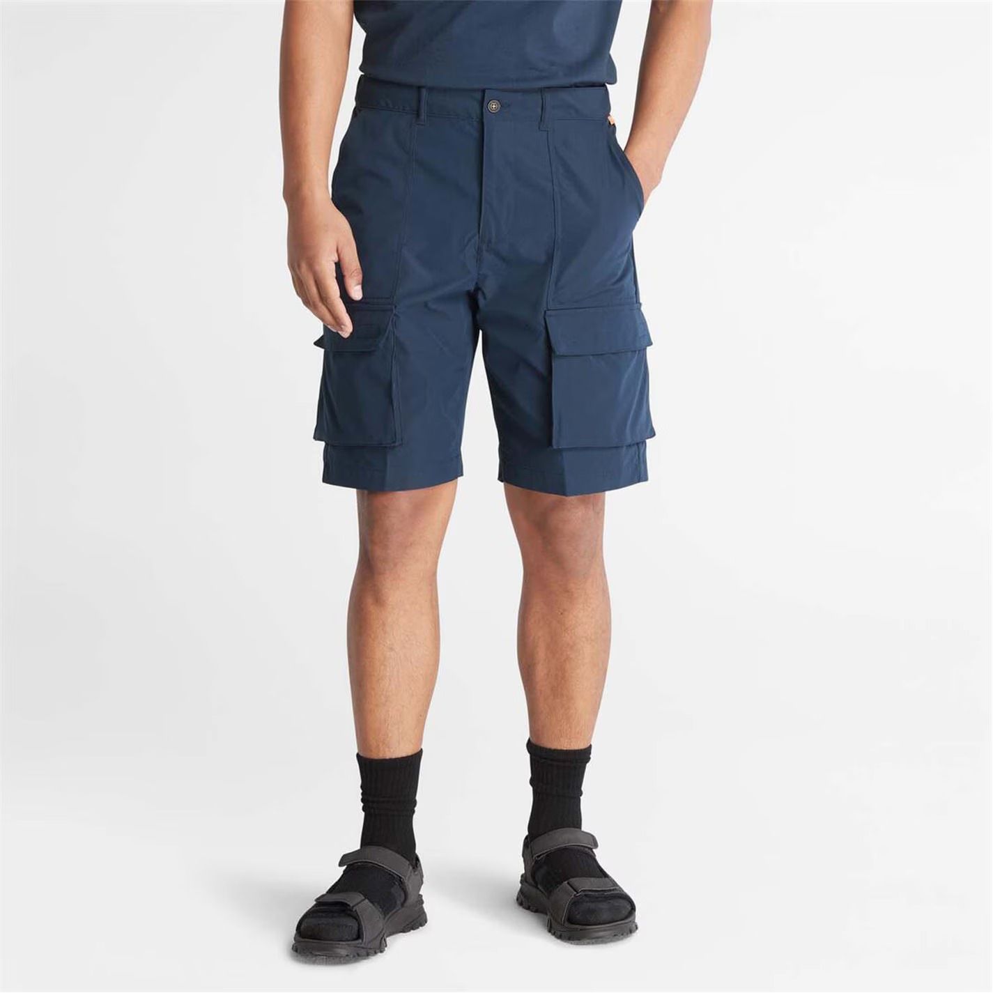 카고 바지 Durable Water Repellent Cargo Shorts 306711 Navy