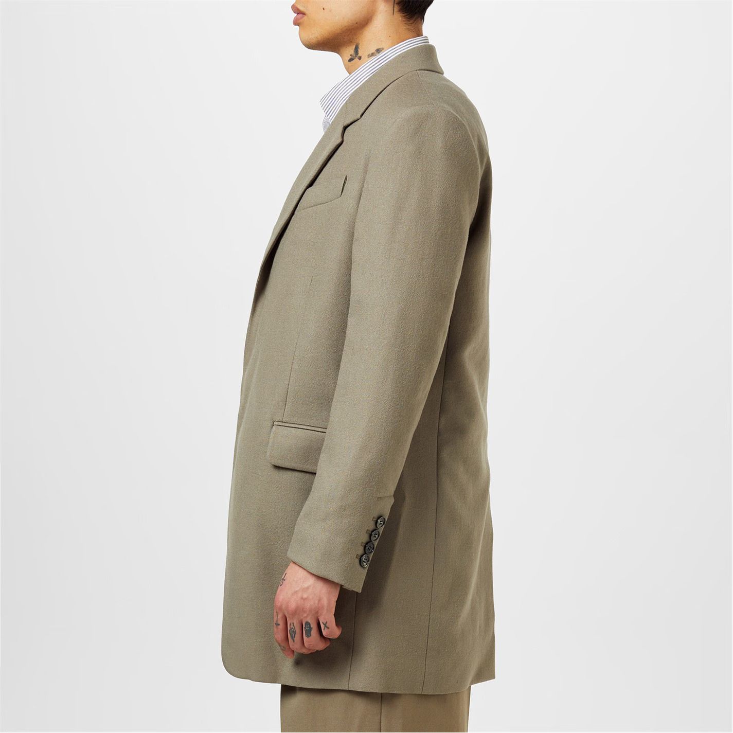 오버사이즈 투 버튼 자켓 Oversize Two Buttons Jacket 549955 Taupe 218