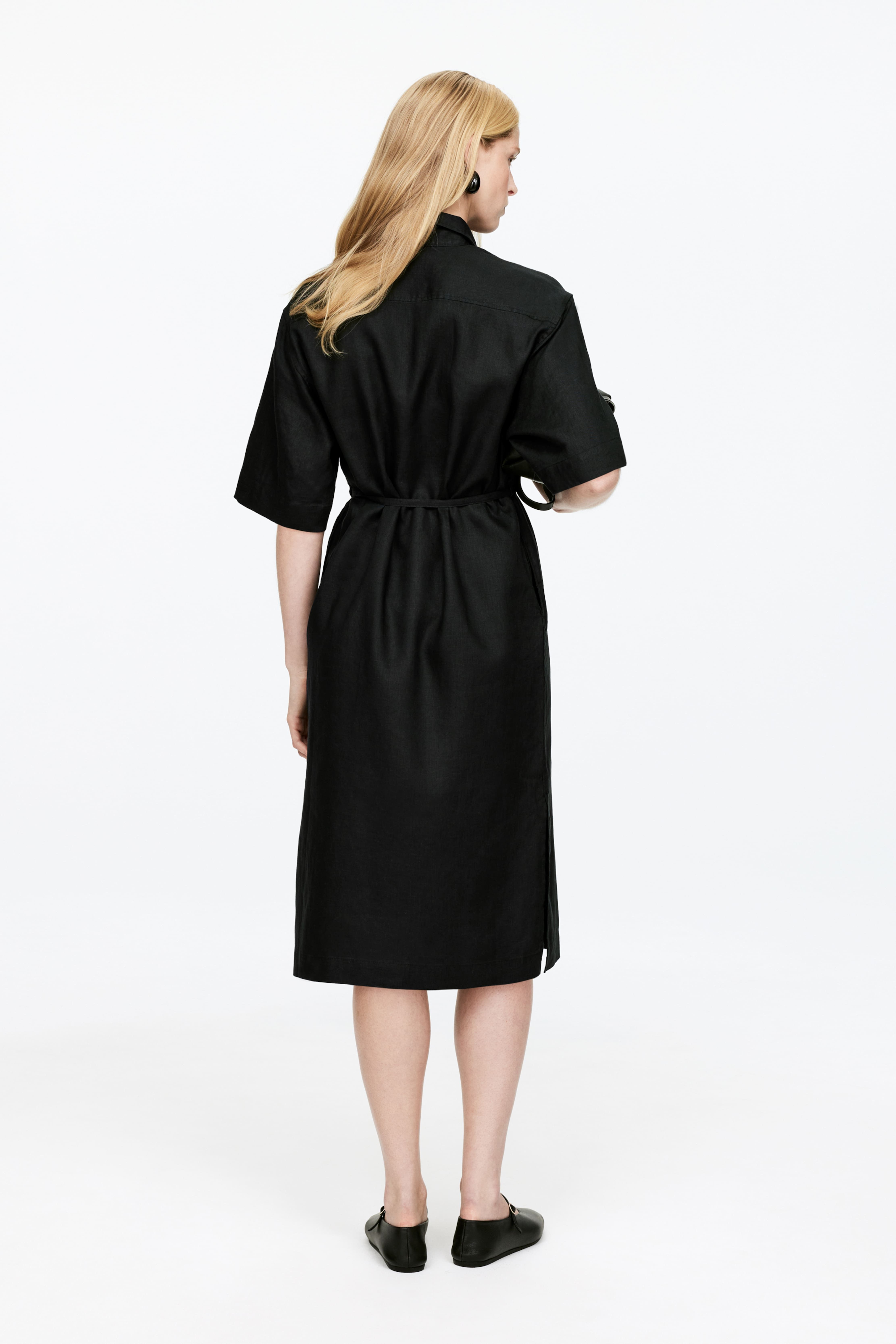 린넨 셔츠 드레스 Linen Shirt Dress 1261690001