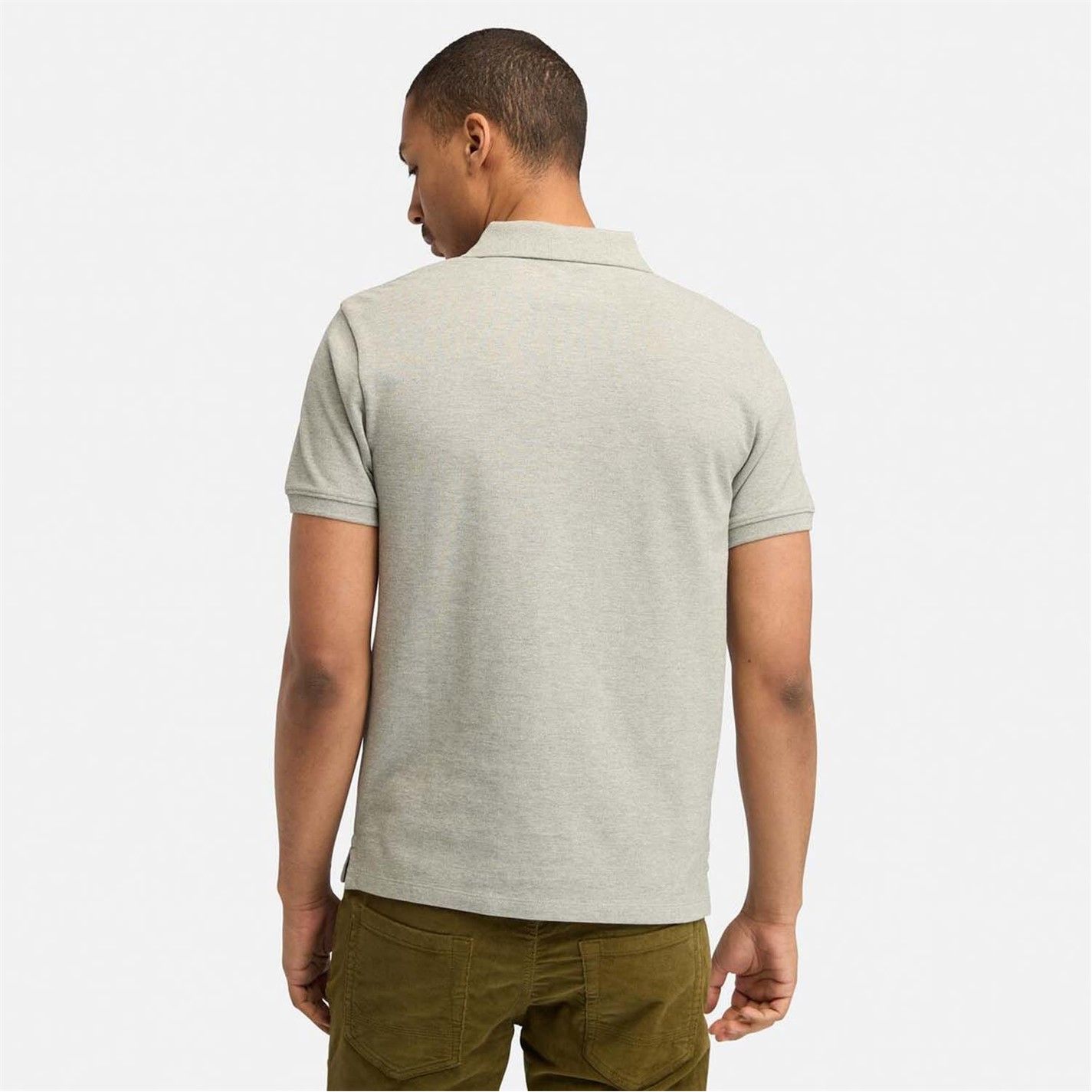 로고 숏 슬리브 폴로 셔츠 그레이 Oyster River Logo Short Sleeve Polo Shirt Grey 30669802