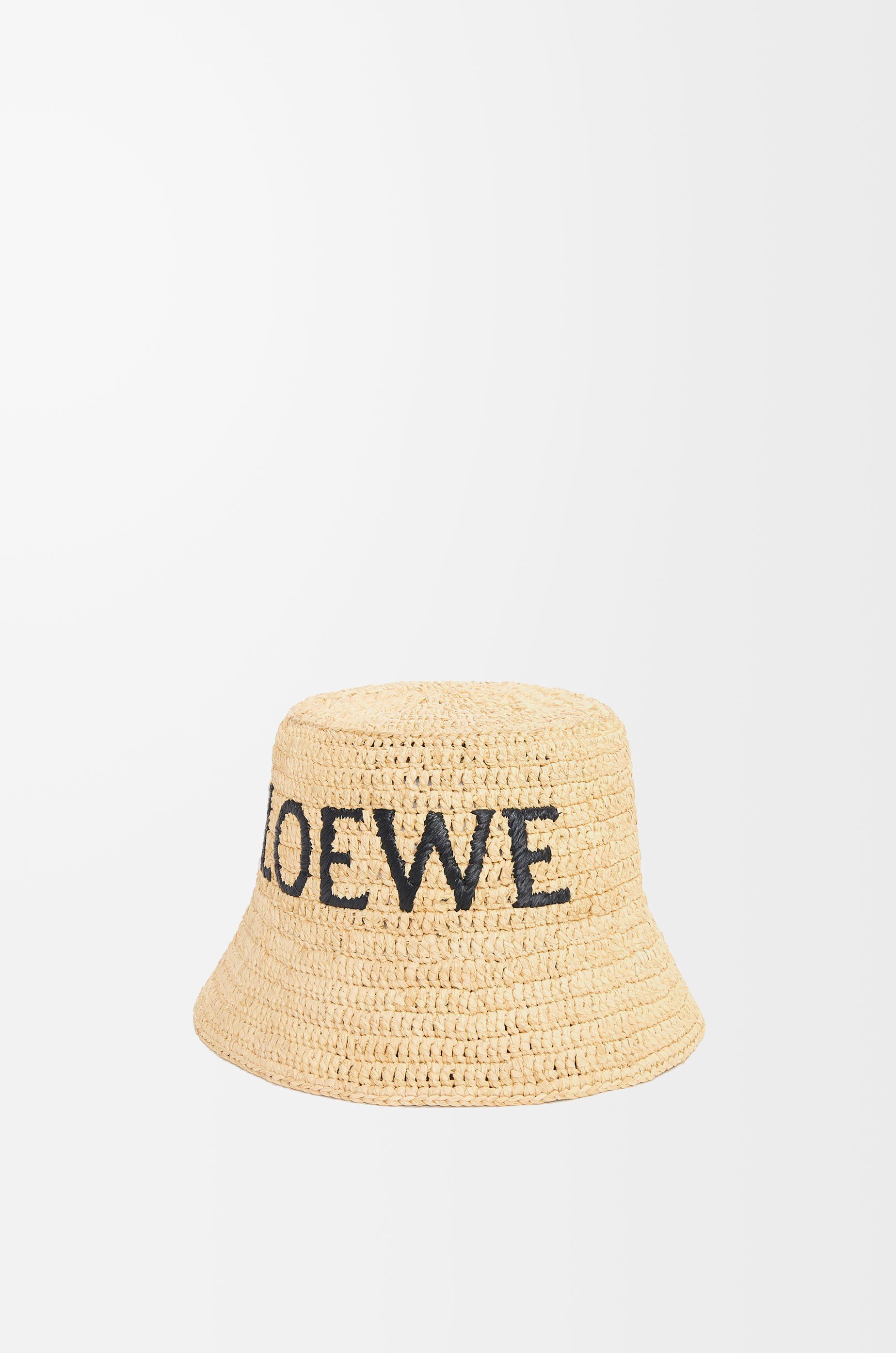 버킷 모자 라피아 Bucket hat in raffia K820HB1XA4 Natural