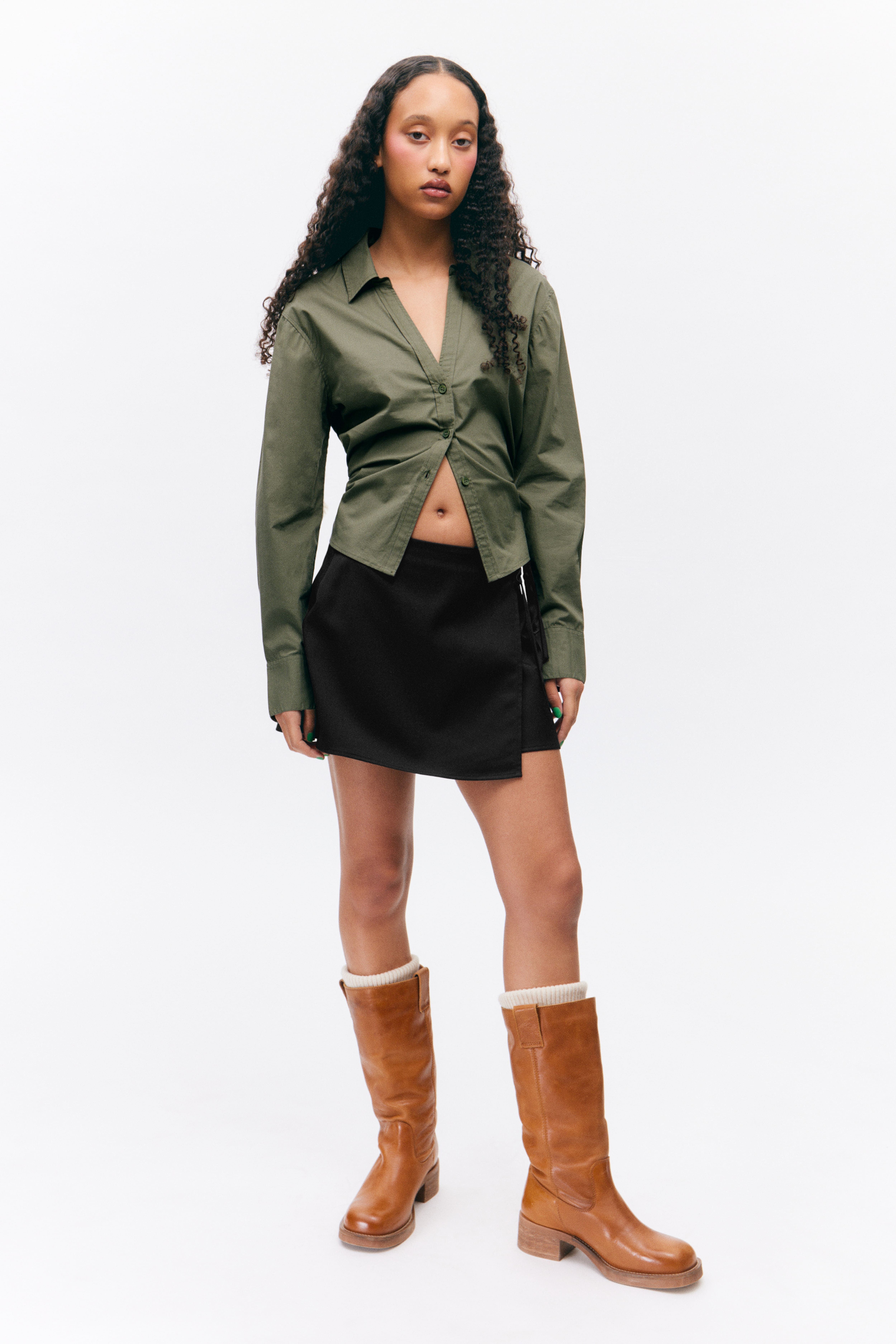 미니 랩 스커트 Mini Wrap Skirt 1266343003