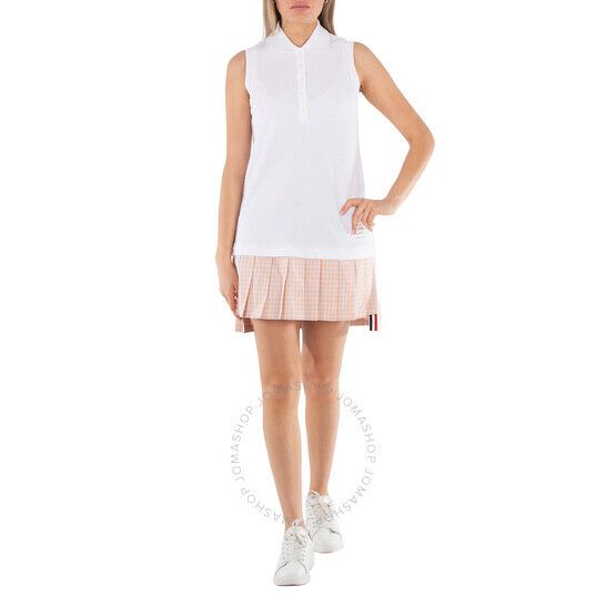 톰브라운 미디 원피스 FJD107A00050 100 WHITE