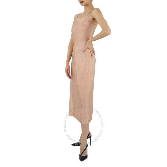 여성 로즈 미디 슬립 드레스 Alaia Ladies Rose Spaghetti Straps Midi Slip Dress AS9RL34LM338 C407