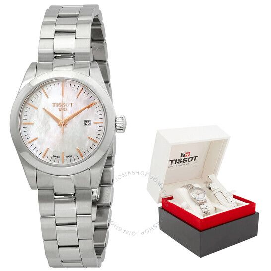 레이디 쿼츠 오브 진주 다이얼 여성 시계 Tissot T-MY Lady Quartz Mother of Pearl Dial Ladies Watch T132.010.11.111.00 T132.010.11.111.00