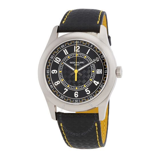오토매틱 블랙 다이얼 시계 Patek Philippe Calatrava Automatic Black Dial Watch 6007G-001 6007G-001