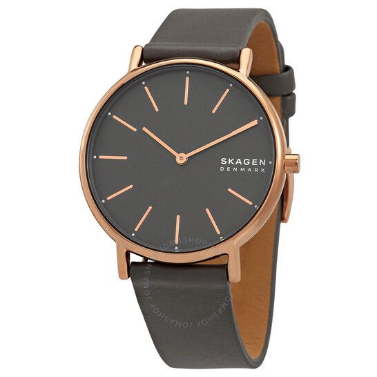 쿼츠 차콜 다이얼 여성 시계 Skagen Signatur Quartz Charcoal Dial Ladies Watch SKW2794 SKW2794