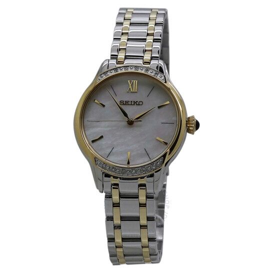 쿼츠 크림 다이얼 여성 시계 Seiko Quartz Cream Dial Ladies Watch SRZ544P1 SRZ544P1