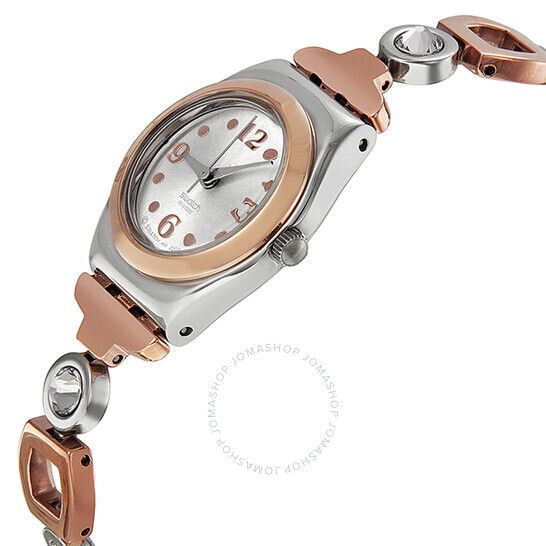 레이디 실버 다이얼 투톤 여성 시계 Swatch Irony Lady Passion Silver Dial Two-Tone Ladies Watch YSS234G YSS234G