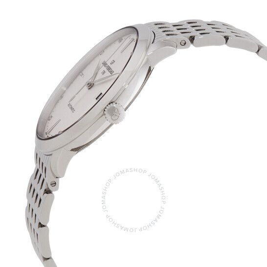 오토매틱 실버 다이얼 여성 시계 Girard Perregaux 1966 Automatic Silver Dial Ladies Watch 49555-11-1A1-11A 49555-11-1A1-11A