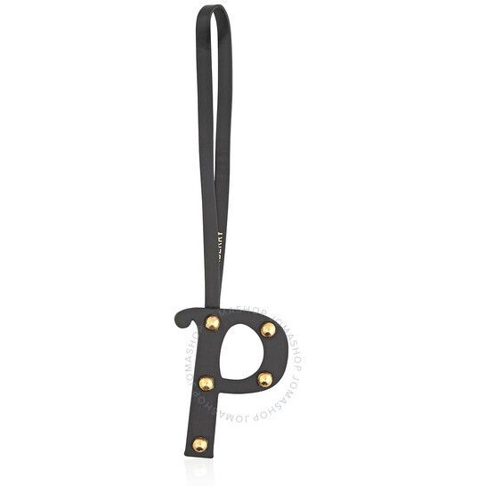 버버리 스터드 가죽 참 Burberry Studded Leather Alphabet P Charm 8023533