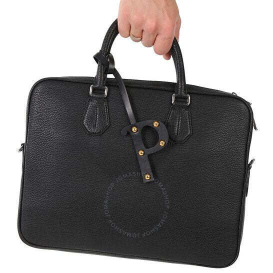 버버리 스터드 가죽 참 Burberry Studded Leather Alphabet P Charm 8023533