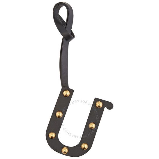 버버리 스터드 가죽 참 Burberry Studded Leather Alphabet U Charm 8023538