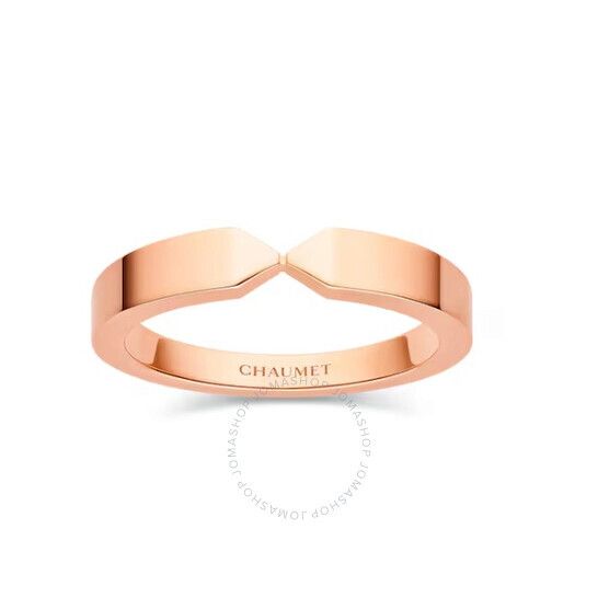로즈 골드 트리옴페 드 Chaumet 18k Rose Gold Triomphe De Chaumet Wedding Band, Size 48 082794