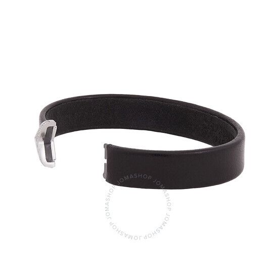 드 블랙 가죽 팔찌 Chaumet Jeux de Liens Black Leather Bracelet S00662