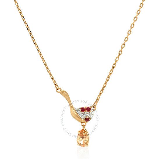 레드 아이스 펜던트 목걸이 Swarovski Cariti Red Bean Ice Pendant Necklace 5634333