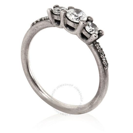Pandora Clear Three-Stone Ring- Size 50 (5 US) 196242CZ-50