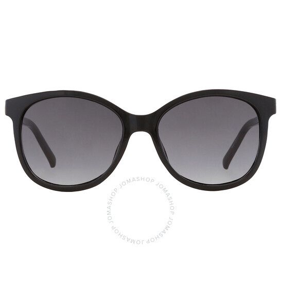 스모크 그라디언트 캣 아이 여성 선글라스 Guess Factory Smoke Gradient Cat Eye Ladies Sunglasses GF0394 01B 56 GF0394 01B 56
