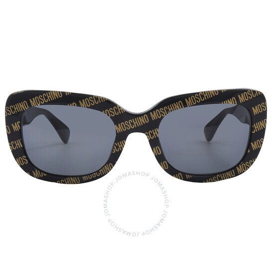 그레이 버터플라이 여성 선글라스 Moschino Grey Butterfly Ladies Sunglasses MOS132/S 07RM/IR 53 MOS132/S 07RM/IR 53