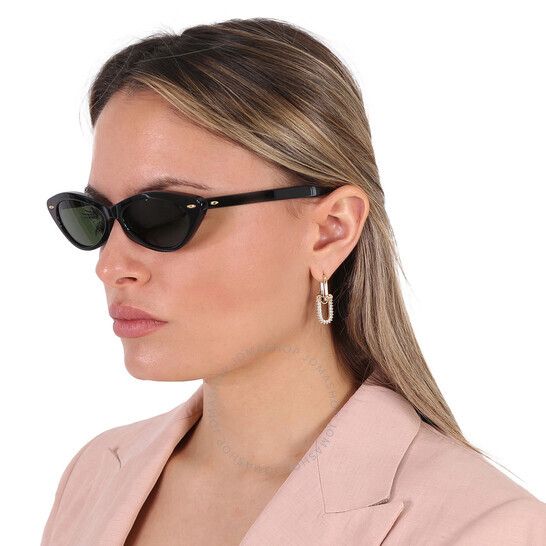 토리 버치 다크 그린 캣 아이 여성 선글라스 Tory Burch Dark Green Cat Eye Ladies Sunglasses TY7197U 170971 53 TY7197U 170971 53