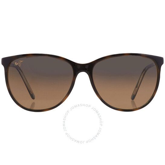 짐 캣 아이 여성 선글라스 Maui Jim Ocean HCL Bronze Cat Eye Ladies Sunglasses HS723-10P 57 HS723-10P 57