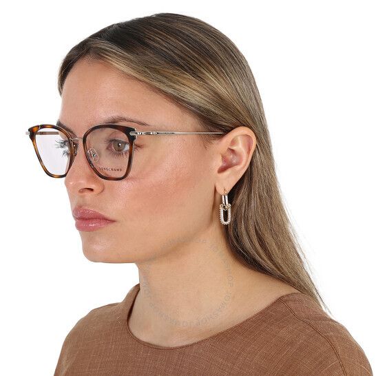 스퀘어 여성 Longchamp Demo Square Ladies Eyeglasses LO2635 214 52 LO2635 214 52