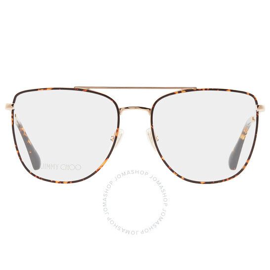 지미 추 여성 Jimmy Choo Demo Rectangular Ladies Eyeglasses JC250 006J 55 JC250 006J 55