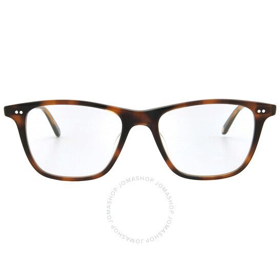 스퀘어 Garrett Leight HAYES Demo Square Eyeglasses 1141 SPBRNSH 50 1141 SPBRNSH 50