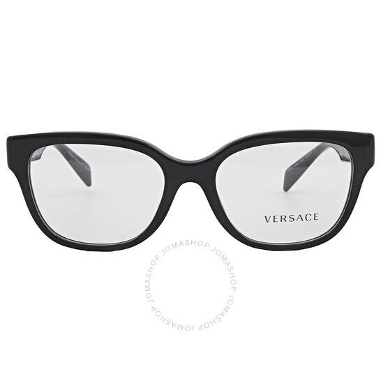 오픈 박스 베르사체 여성 Open Box - Versace Demo Rectangular Ladies Eyeglasses VE3338 GB1 54 VE3338 GB1 54