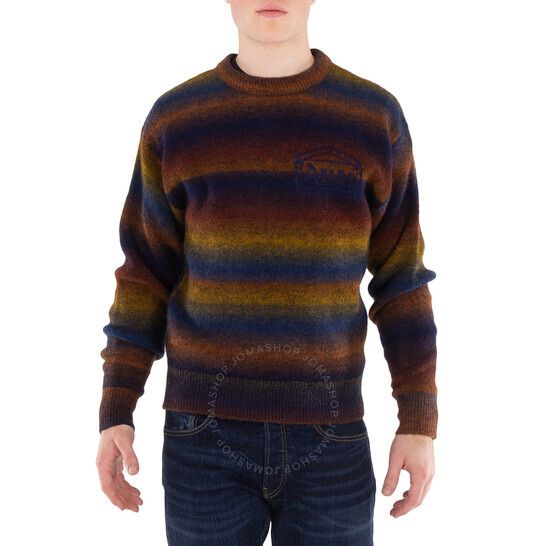 남성 멀티 부클 니트 스웨터 Aries Men's Multi Boucle Space Knit Sweater AR2001902-MULTI