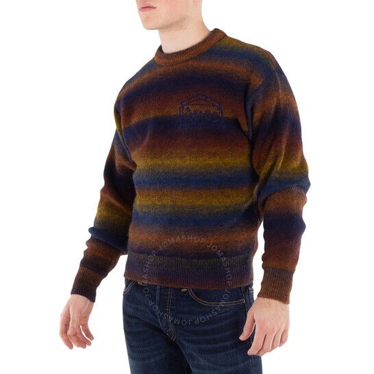 남성 멀티 부클 니트 스웨터 Aries Men's Multi Boucle Space Knit Sweater AR2001902-MULTI