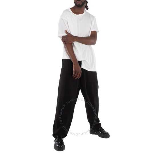 팬츠 Yohji Yamamoto U-Side Seam Tuck Pants HS-P35-102-01