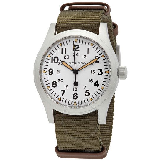 카키 남성 시계 Hamilton Khaki Field Hand Wind Men's Watch H69529913 H69529913