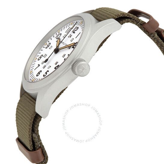 카키 남성 시계 Hamilton Khaki Field Hand Wind Men's Watch H69529913 H69529913