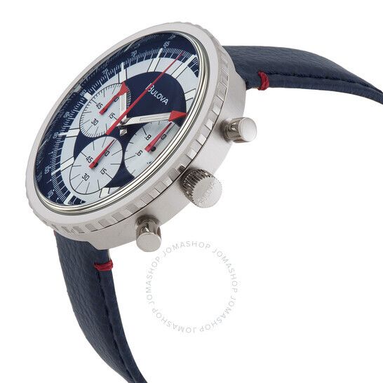 크로노그라프 쿼츠 화이트 다이얼 남성 시계 Bulova Chronograph C Quartz White Dial Men's Watch 96A283 96A283