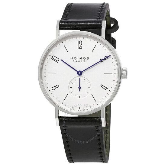 화이트 다이얼 남성 시계 Nomos Tangente 38 Galvanized White Silver-plated Dial Men's Watch 164 164