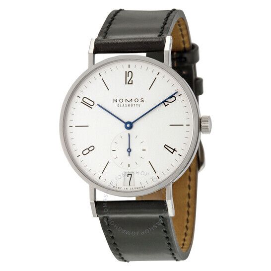 가죽 남성 시계 Nomos Tangente 38 Datum Leather Men's Watch 130 130